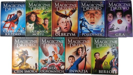 Zdjęcie egzemplarza: Magiczne Drzewo Tomy 1-9 / Andrzej Maleszka zestaw książek