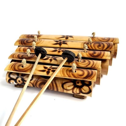 Бамбукові тарілки 5 звуків дзвін інструмент