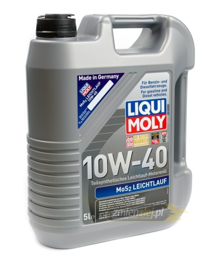 Масло моторное Liqui Moly 10W40 MoS2 (2184) 5л.