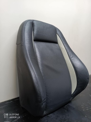 Oparcie side seat SAAB 93 9-3 aero black leather