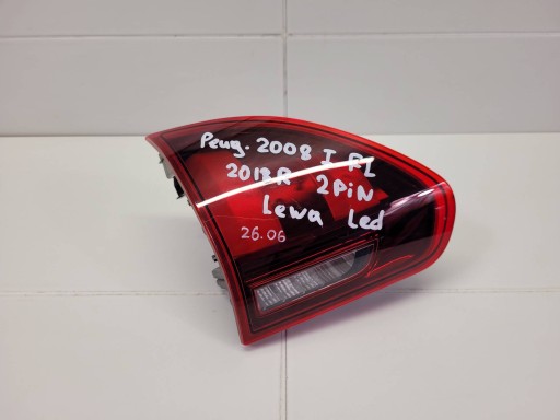 light rear to the bonnet left side Peugeot 2008 facelift 2018 9814758480