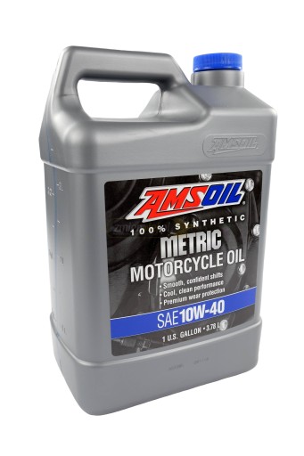 AMSOIL 10W40 Синтетична мотоциклетна олива MCF 3,784 л