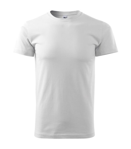 KLASYK T-shirt męski BASIC -MALFINI- biały M 9552931712 Odzież Męska T-shirty HO JSFLHO-4