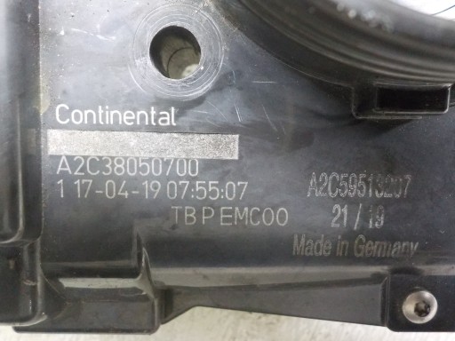 throttle flap CITROEN C3 PICASSO 1.4 VTI A2C38050700