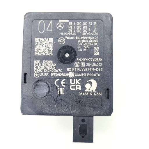 Радар датчик distronic mercedes a0009003335