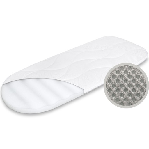 Матрац для коляски Manufaktura Mattresses 73 х 31 х 3,5 см білий