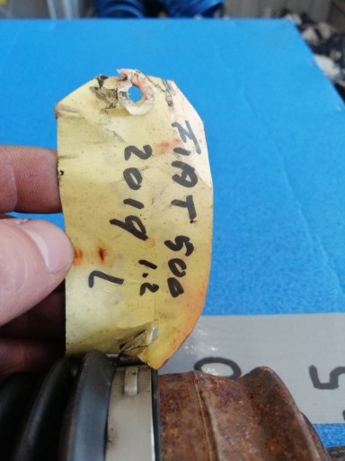 FIAT 500 1.2B left semi-axis 2019R 00519554810