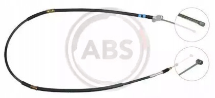 K16027 - ТРОС РУЧНОГО ТОРМОЗА TOYOTA CAMRY 96-01 LT