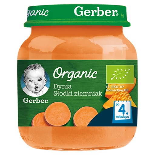Gerber Organic вечеря з 4 місяців 125 г овочів, картопля
