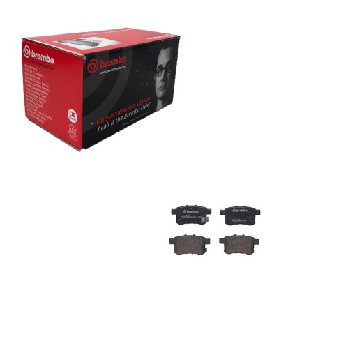 28 072 - ГАЛЬМІВНІ КОЛОДКИ BREMBO. HONDA ACCORD 08-ЗАДНІЙ