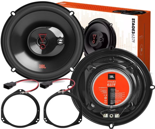 JBL STAGE3 637 3-СМУГОВІ ДИНАМІКИ BMW X5 OPEL CORSA B C COMBO TIGRA ПЕРЕДНЯ