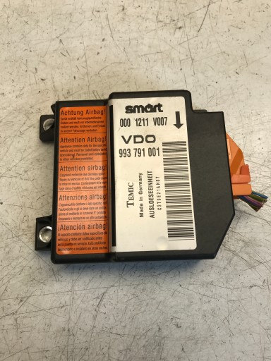 Module Unité de contrôle Airbag SMART FORTWO et 0001211