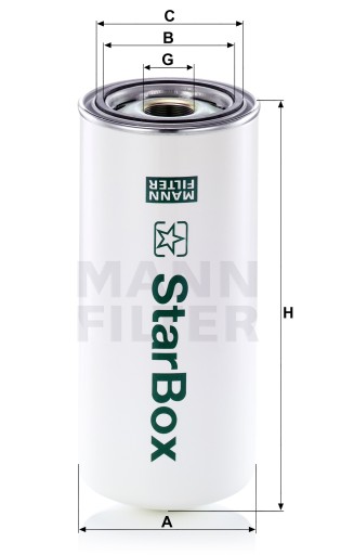 Фильтр масляный MANN-FILTER LB 13 145/20
