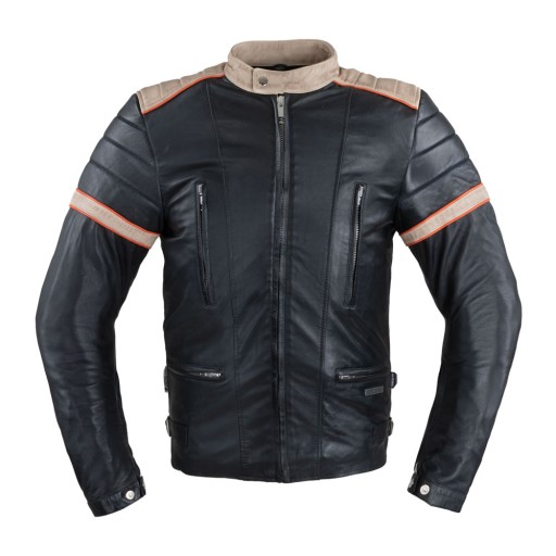 Чоловіча шкіряна мотоциклетна куртка в-TEC Hellsto