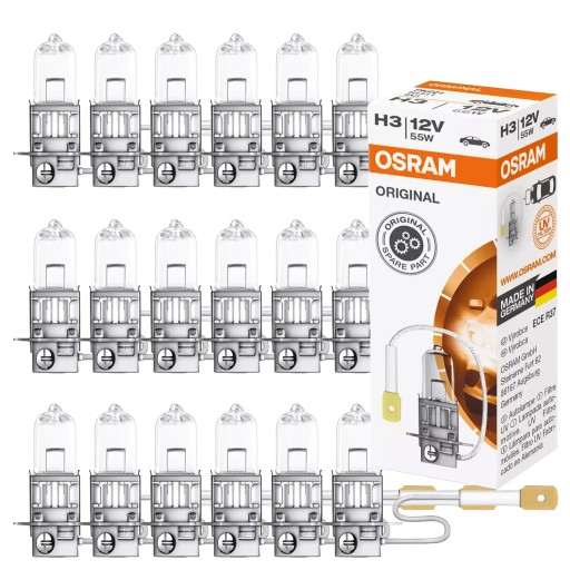 50 ОРИГИНАЛЬНЫХ ЛАМПОЧЕК OSRAM H3 12 В 55 Вт PK22S