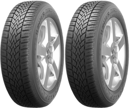 2x 195/65R15 DUNLOP WINTER RESPONSE 2 MS 91T