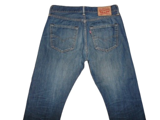 Spodnie dżinsy LEVIS 501 W33/L32=42,5/104cm jeansy