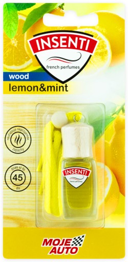 МІЙ АВТО-INSENTI WOOD АРОМАТ ЛИМОН З М'ЯТОЮ