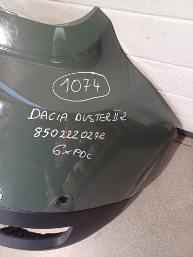 bumper rear part rear DACIA DUSTER 2 II 6 X PDC 850222027R