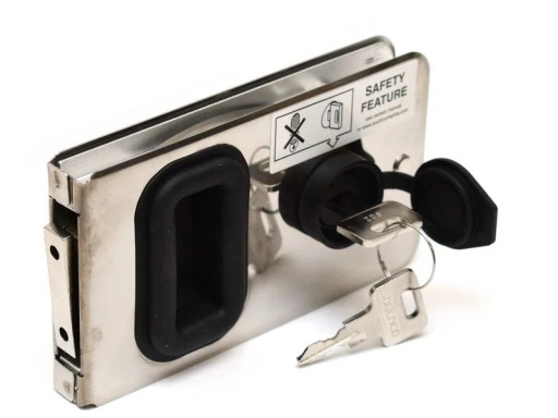 68MF0311024 - ЗАМОК ДЛЯ РАЗДВИЖНЫХ ДВЕРЕЙ ИЗ НЕРЖАВЕЮЩЕЙ СТАЛИ SOUTHCO