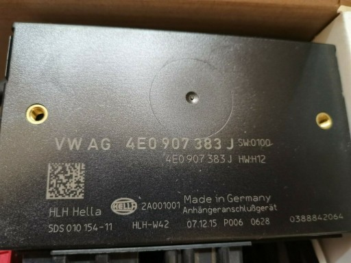 4E0907383J, - Комплект для буксирування audi a8 4e0052204b 4e0907383j