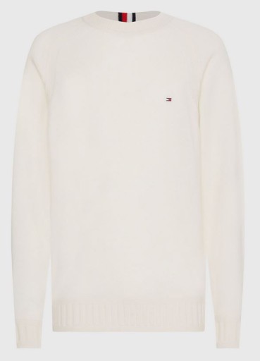 Tommy Hilfiger sveter Multi HTR Lambswool krémový