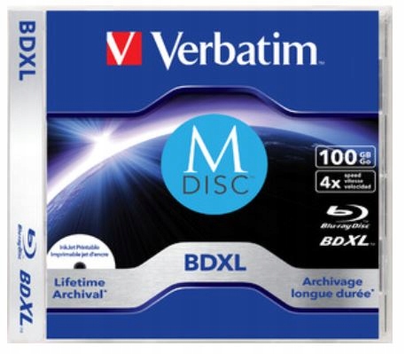 BLU RAY Verbatim M-DISC 100 GB potlačiteľný BD R BD-R