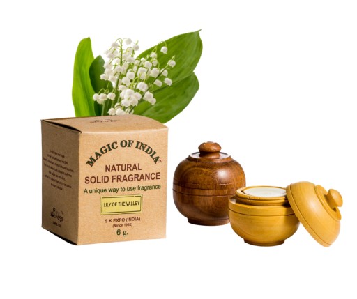 Indyjskie naturalne perfumy w kremie LILY OF THE VALLEY + Próbka GRATIS!