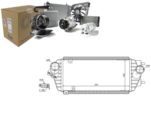 96538 - ИНТЕРКУЛЕР HYUNDAI I40 I40 CW KIA OPTIMA 1.7D 07.