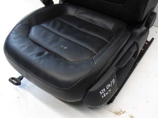 seat front driver´s left VW PASSAT B7 leather SKORZANY