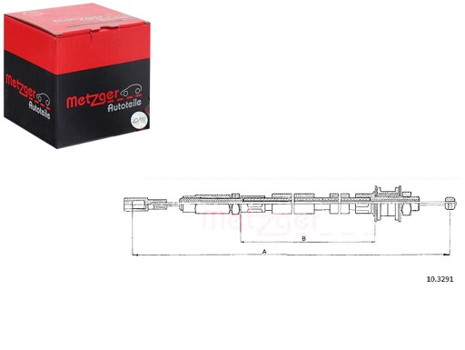 10.3291 - ТРОС СЦЕПЛЕНИЯ METZGER