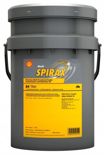 Масло трансмиссионное utto shell spirax s4 txm 10w30 20л