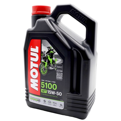 МОТОЦИКЛЕТНЕ МАСЛО MOTUL 5100 15W50 4L 4T