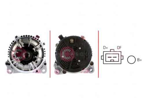 CAL10221AS - Генератор 12v 120a з каско