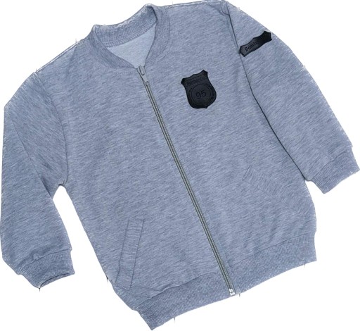 Дитячий світшот BAMBARILLO розмір 134 довгий рукав сірий