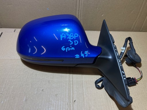 AUDI A3 8P 3D LIFT mirror right 6PIN