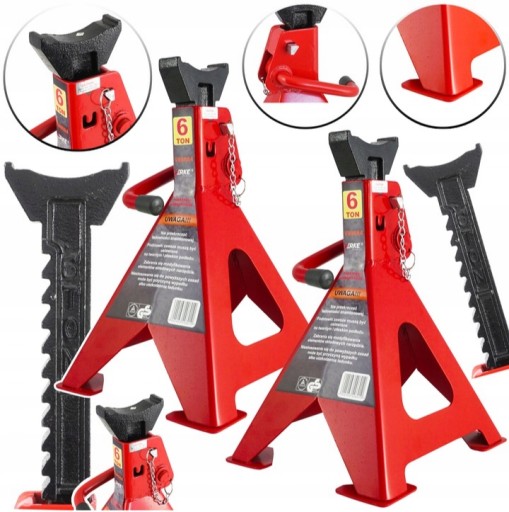 АВТОМОБІЛЬНІ СТІЙКИ МАЙСТЕРНЯ ДОМКРАТНІ СТІЙКИ З ЗАМКОМ СТІЙКИ 6Т ТОНН