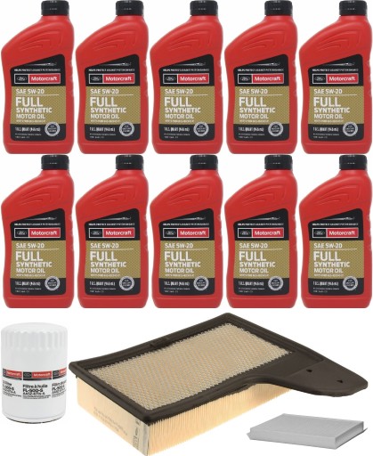MOTORCRAFT 5W20 9.5L + ФИЛЬТРЫ MUSTANG 5.0 18-2022