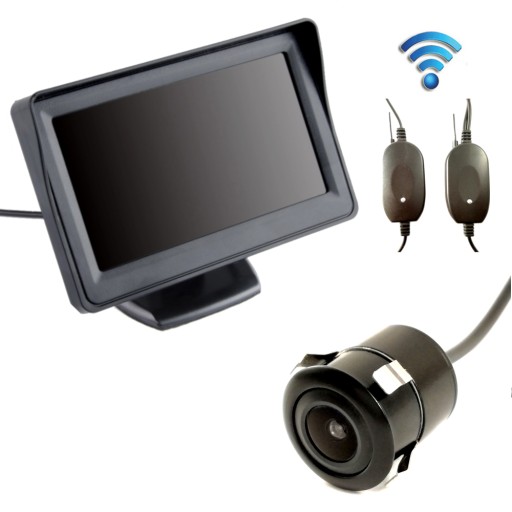 Монитор 4,3 беспроводная камера заднего вида в бампер