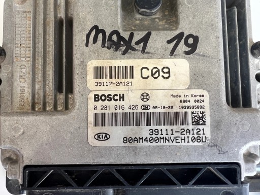KIA SOUL D4FB 0281016426 39111-2A121 39117-2A121 Ordinateur ECU Original