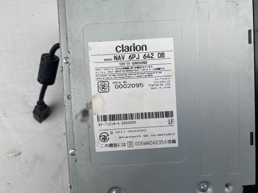 カーナビ Clarion NAV 6PJ 642 90 楽天市場】【中古】☆激安!☆ポルシェ 純正 Clarion クラリオン