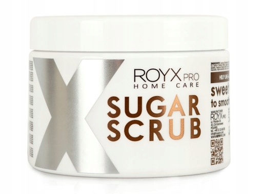 ROYX PRO SUGAR SCRUB Telový cukrový peeling 500g
