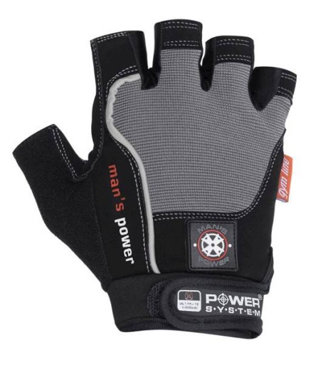 Тренувальні рукавички Power-System, розмір XL, відтінки сірого