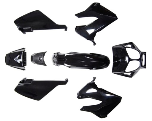 AW5902 - НАБІР ПЛАСТИКІВ ЧОРНИЙ DERBI SENDA