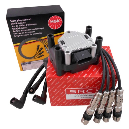 03.2905106BS, RC-VW1110 - Ngk кабелі запалювання + котушка vw golf vi polo 6r skoda fabia ii 1.2 tsi