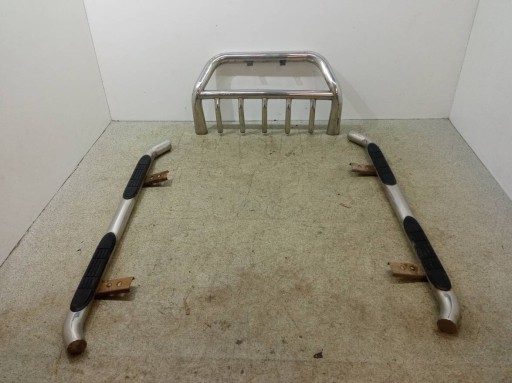 КОМПЛЕКТ ТРУБ КАНГУРУРСКОЙ РАМЫ БОКОВИН ХРОМ Hyundai Santa Fe I (2000-2006)