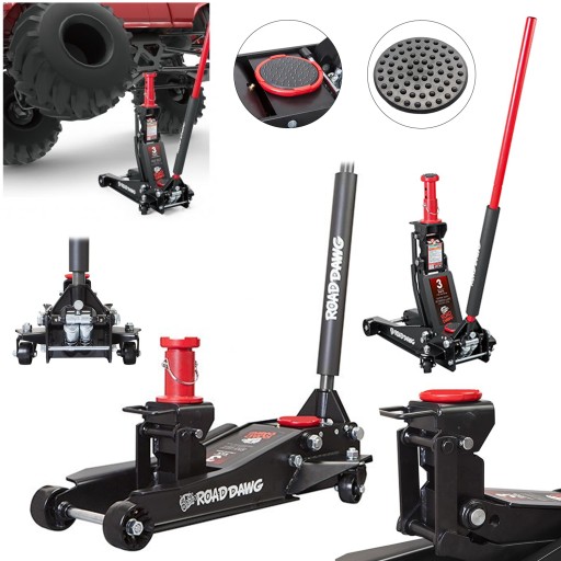 НИЗЬКОПРОФІЛЬНИЙ ПІДІЙМНИК 3T 98-770 мм 2-ПОРШНЄВИЙ АВТОМОБІЛЬНИЙ ДОМКРАТ «ЖАБА»