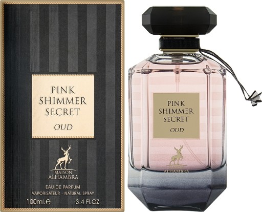 MAISON ALHAMBRA Pink Shimmer Secret Oud arabský parfém 100 ml EDP