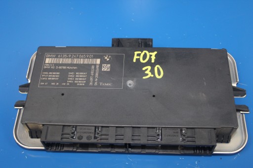 BMW 5 GT F07 F10 F11 F01 module of the lights