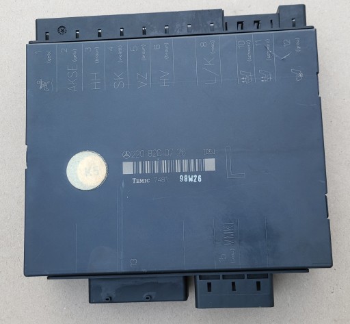 module control unit computer seat left MERCEDES S-KL W220 2208200726 OE EU